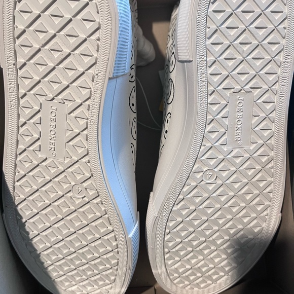 Joe Boxer White Patterned High-Tops - Picture 10 of 11